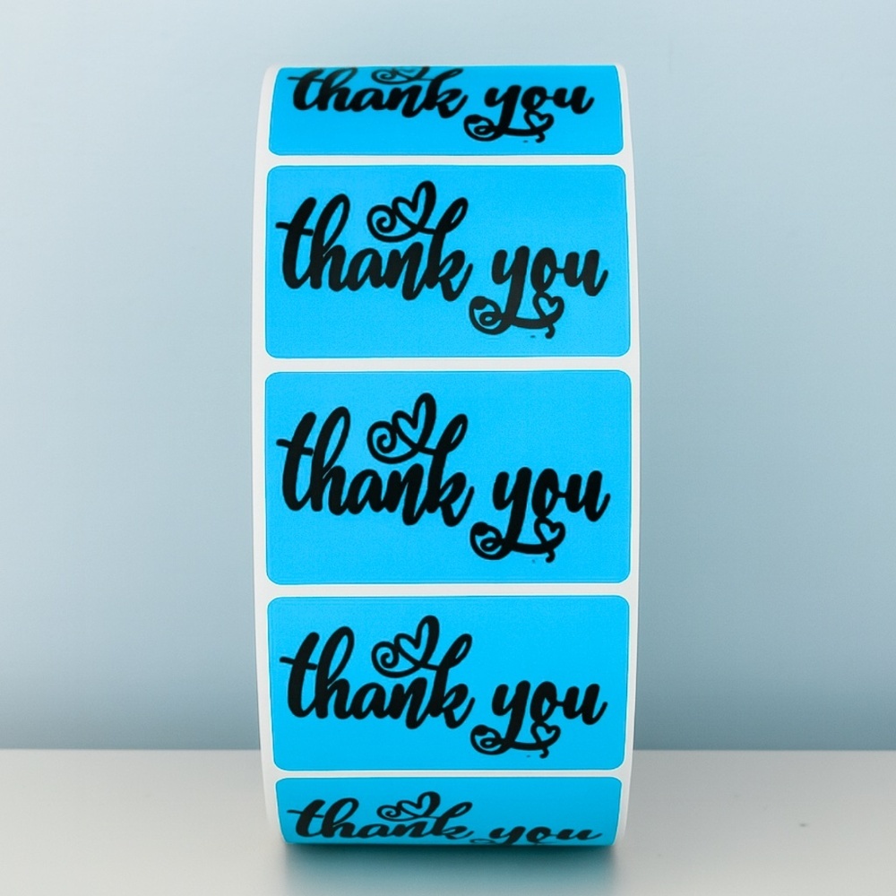 Small Business Thank You Stickers - Heart Packaging -Customer Appreciation label